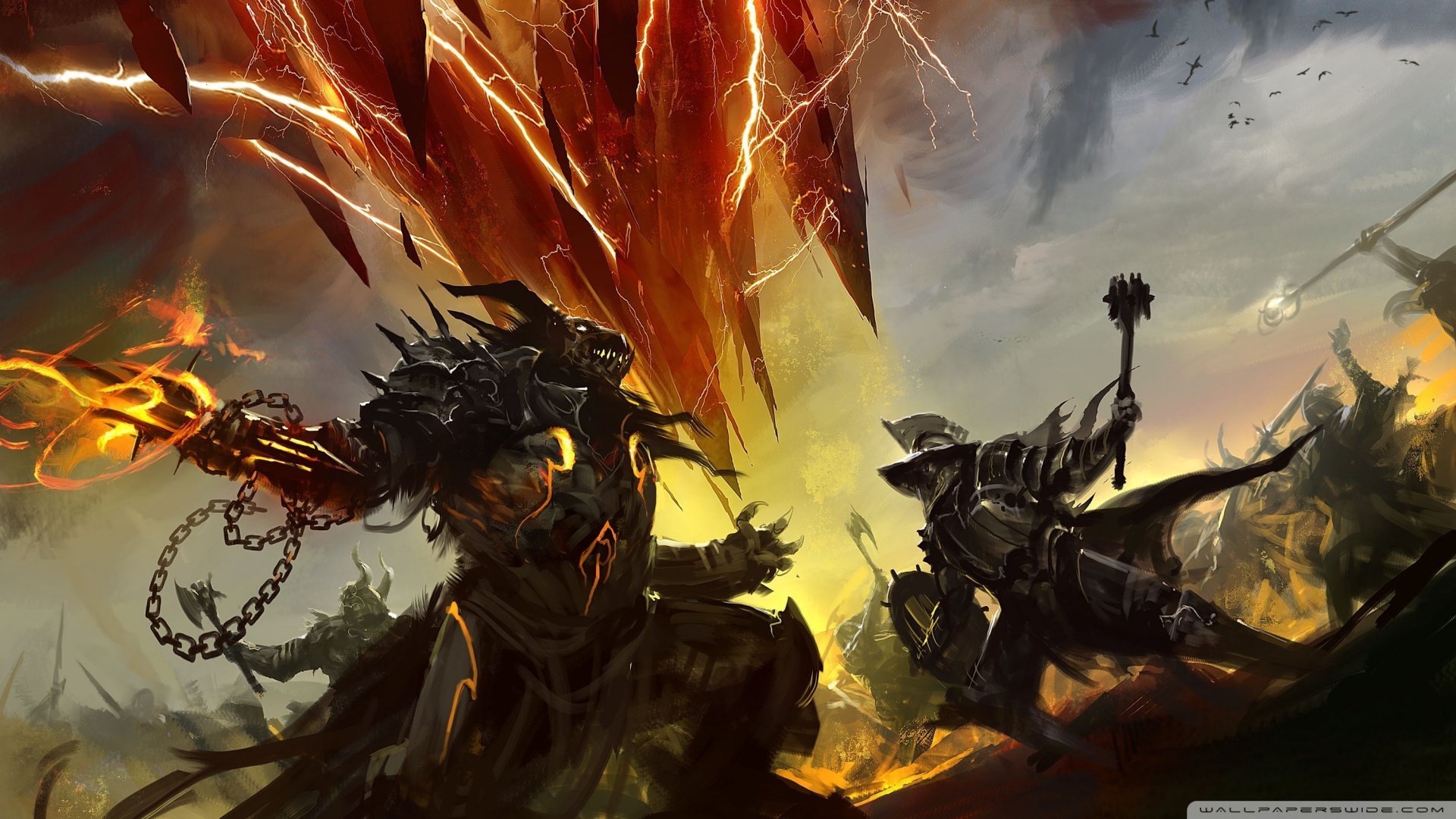 Guild Wars Dragon Logo Wallpaper