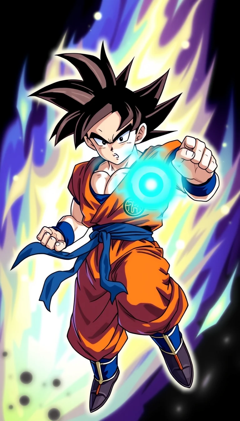 Goku Kaioken Mobile Wallpaper