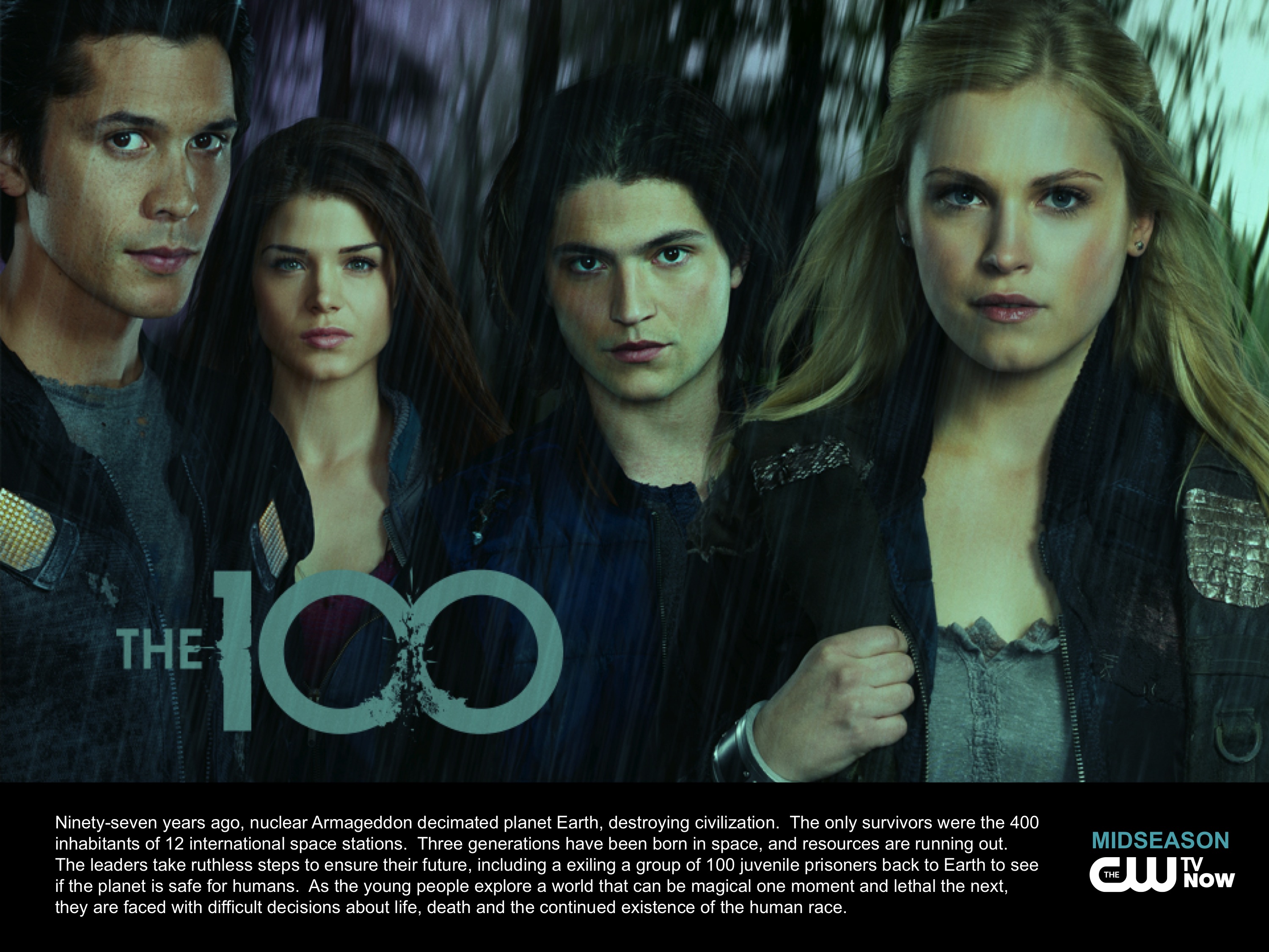 The 100 CW TV Show Cast HD Wallpaper