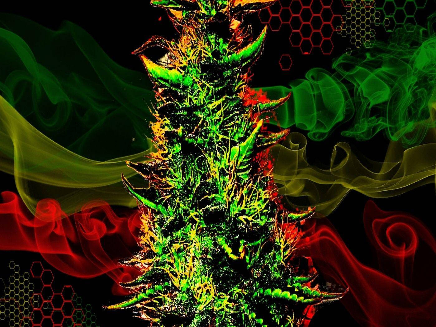 Weed Smoke Wallpaper