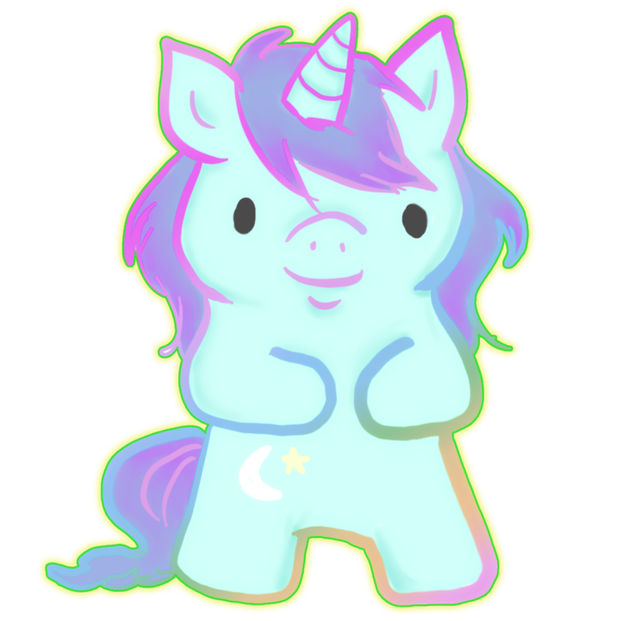 Cute Unicorn Drawing Png