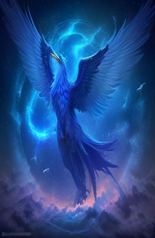 Blue Phoenix Wallpaper