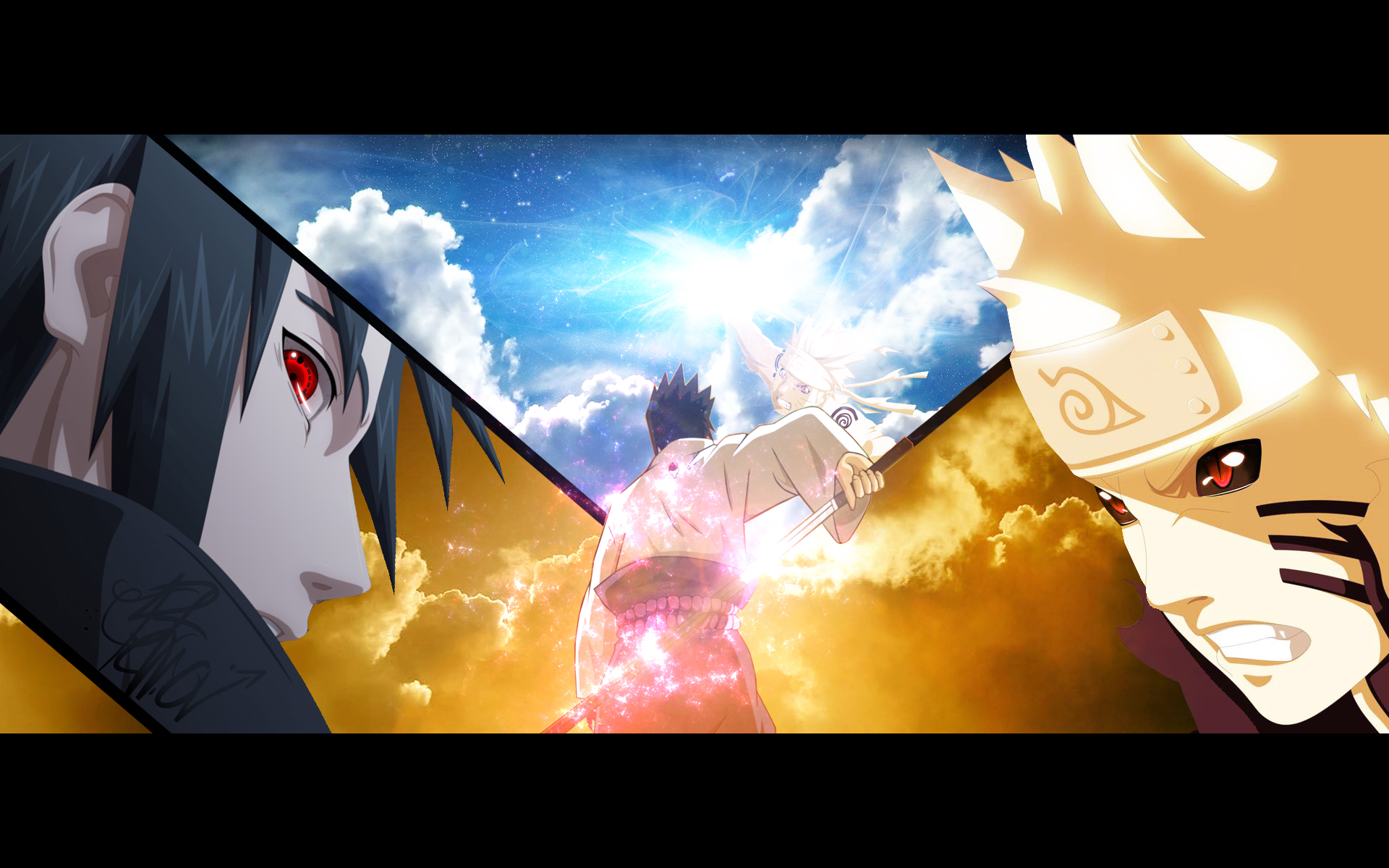 Naruto Vs Sasuke Wallpaper HD Background