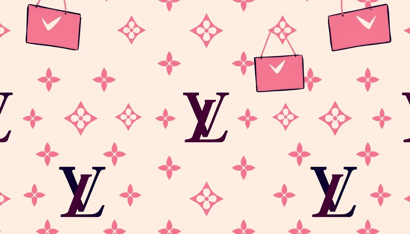 Pink Louis Vuitton Wallpaper
