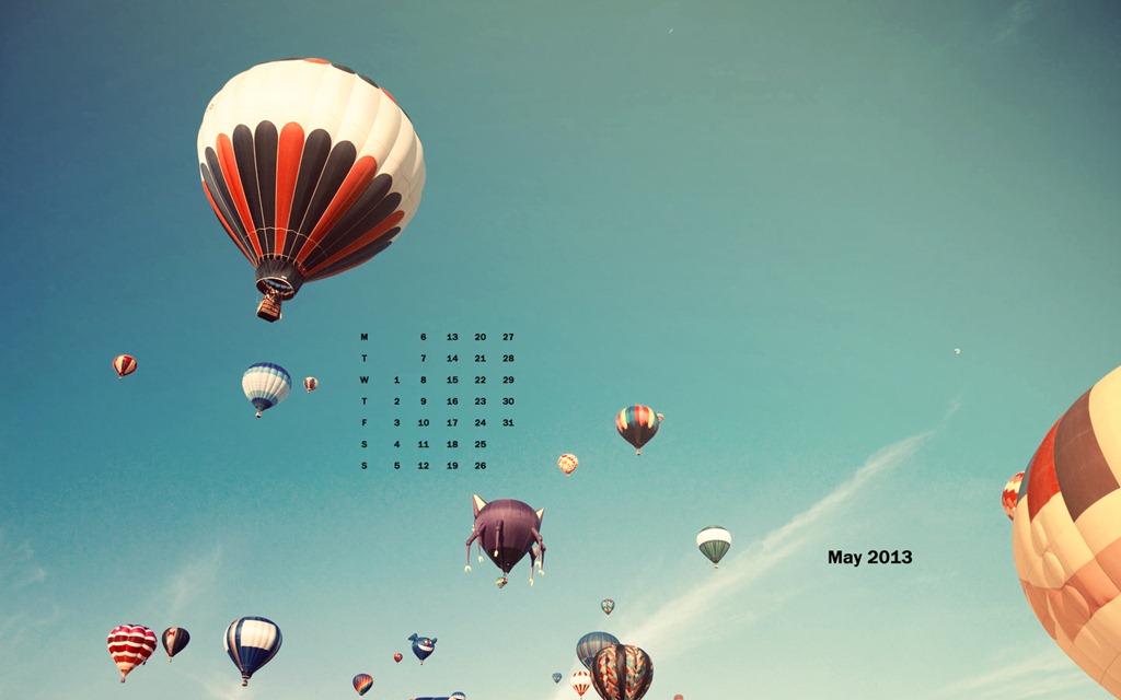 Desktop Wallpaper Calendar May 2013