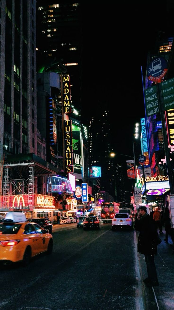 iPhone Wallpaper New York Nights Night