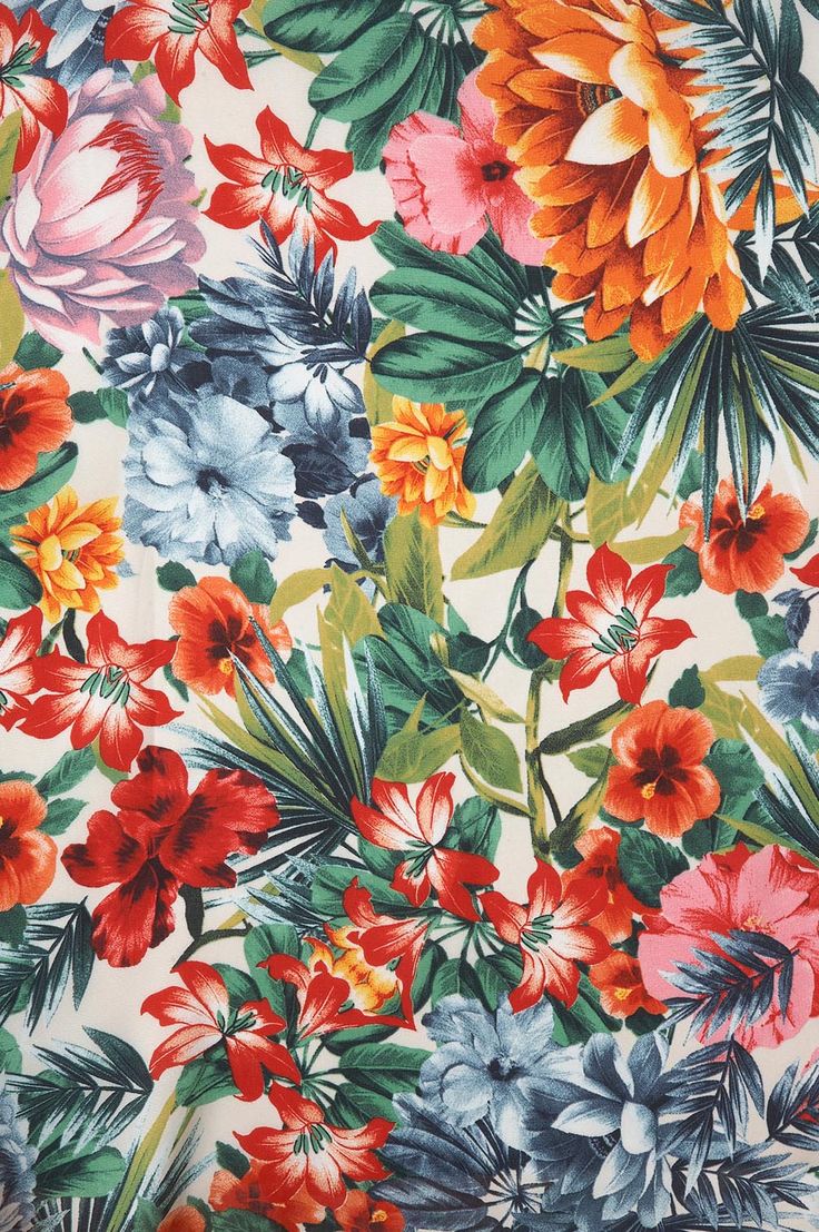 Cabis Tropical Prints Patterns Design Flowers