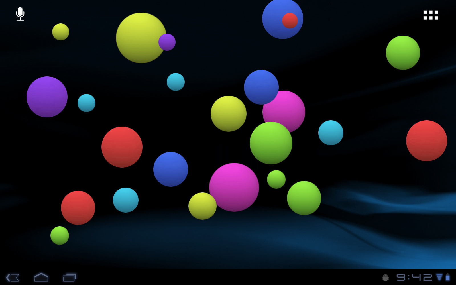 Colorful Bubble Live Wallpaper Android