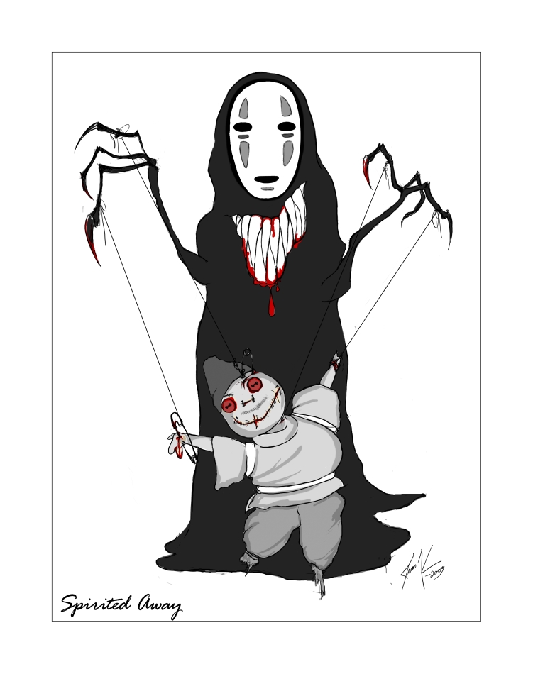 Spirited Away No Face Eating By