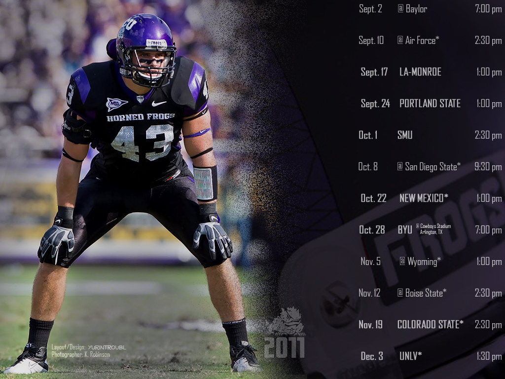 Tcu Football Schedule By Yurintroubl
