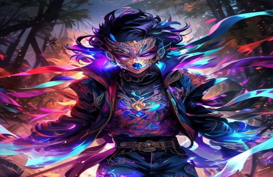 Anime With Mask Wallpaper