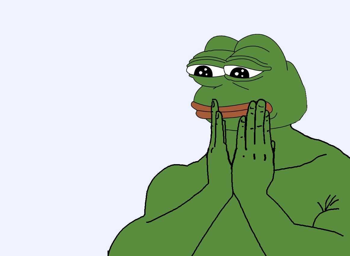 Pepe Frog Meme Bed for Pinterest