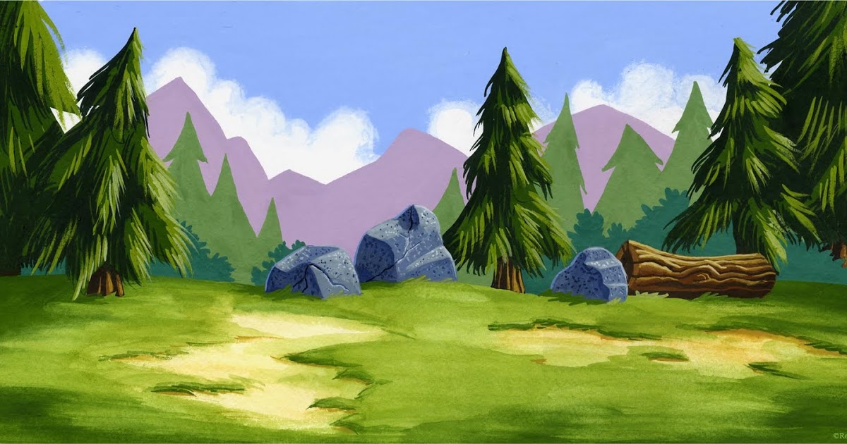 The Ol Sketchbook Forest Background