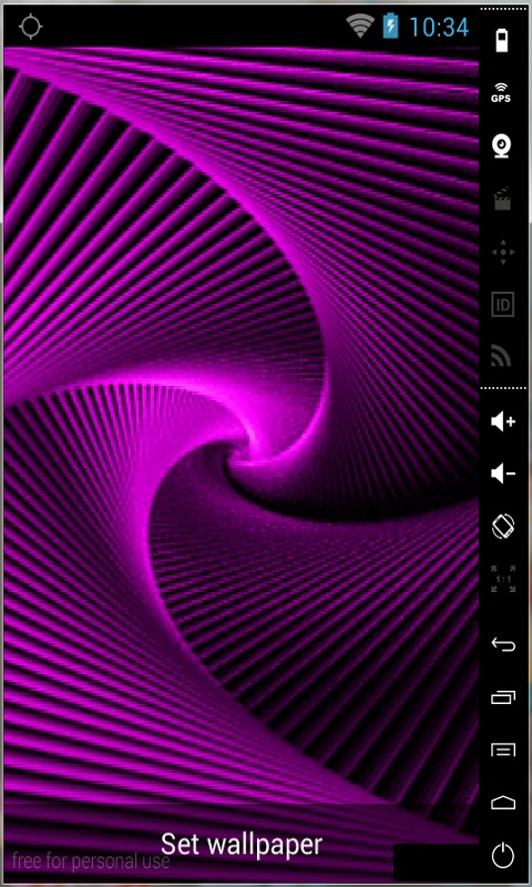 Hypnotic Purple Live Wallpaper Apps For Android Phone