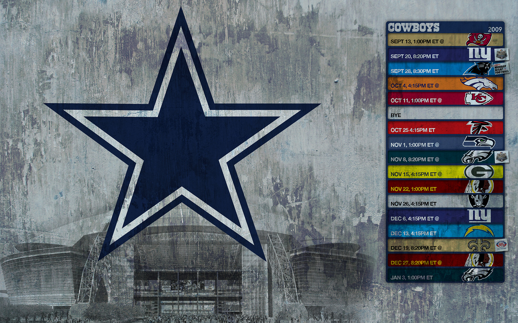 Dallas Cowboys Schedule Desktop Wallpaper - WallpaperSafari