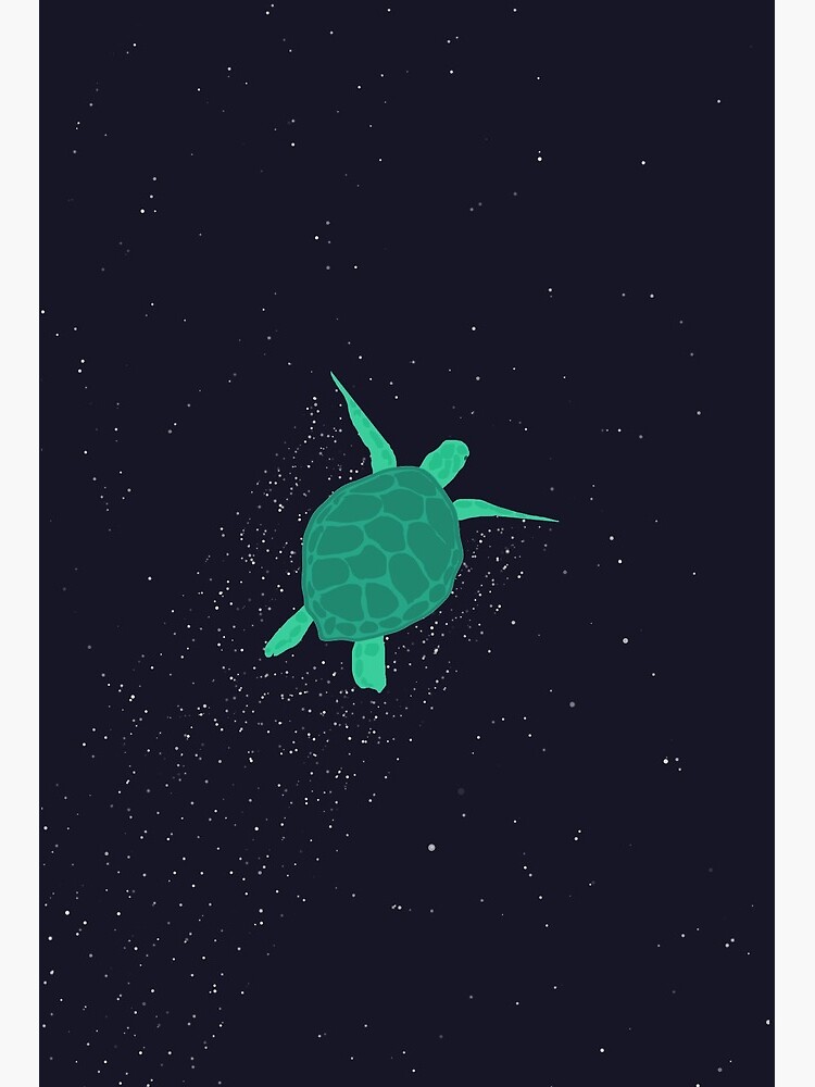 Space Turtle Art Board Print for Sale by muk98 Redbubble 750x1000