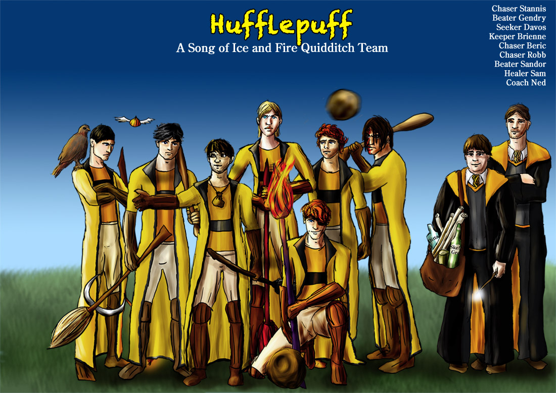 Hufflepuff Asoiaf Quidditch By Guad