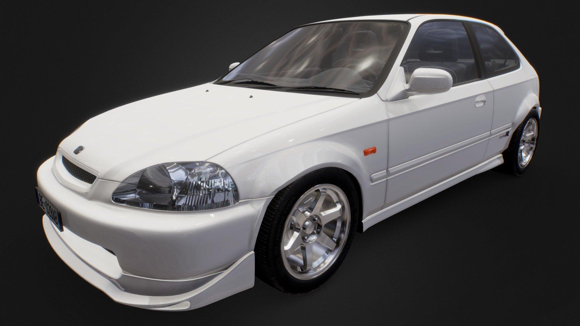 Honda Civic Type R  98 Free Asset   Download Free 3D model by
