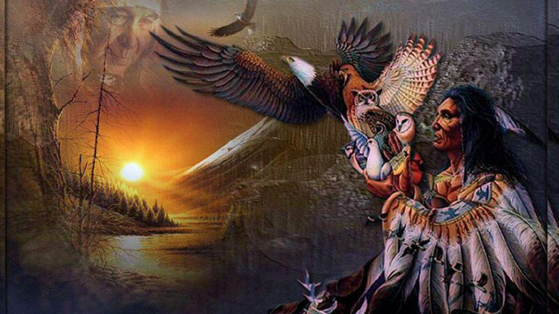 American Indian Chief Wallpaper Image