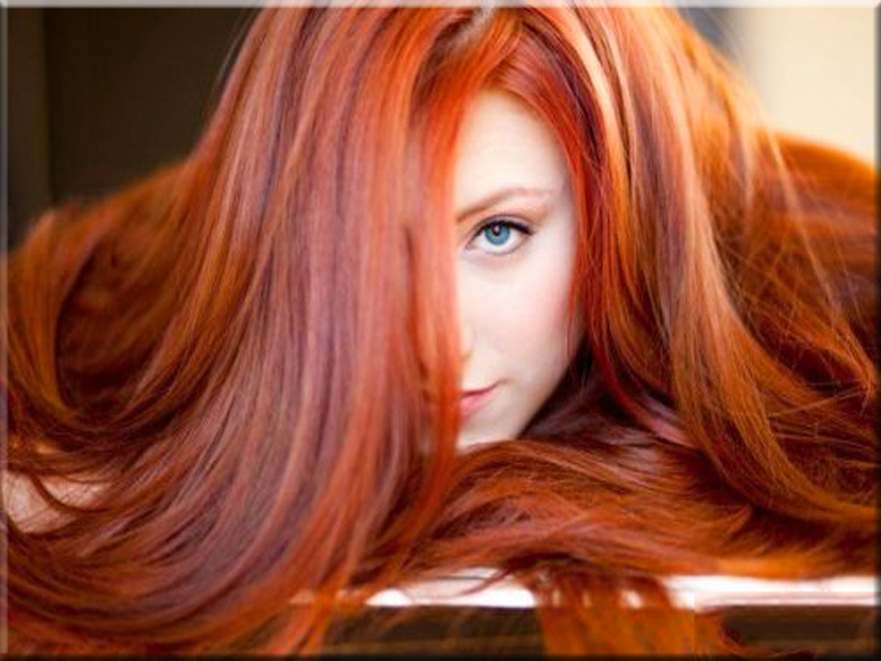 Beautiful Red Hair Puter Wallpaper Desktop Background