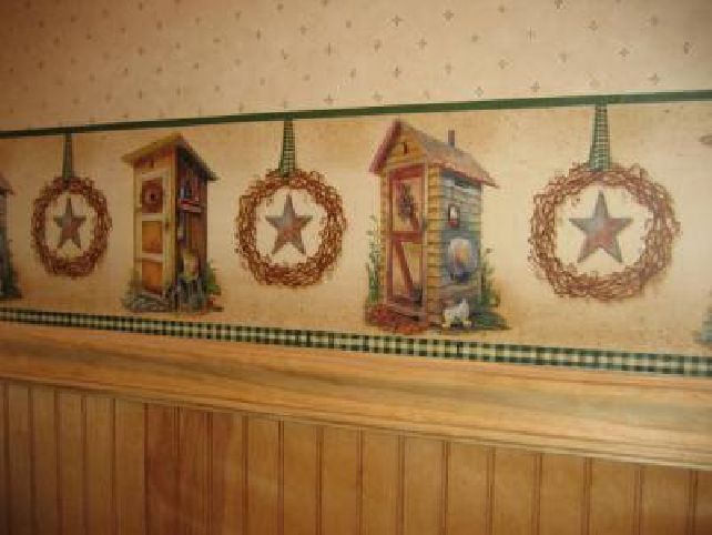 [47+] Outhouse Wallpaper Borders for Bathrooms on