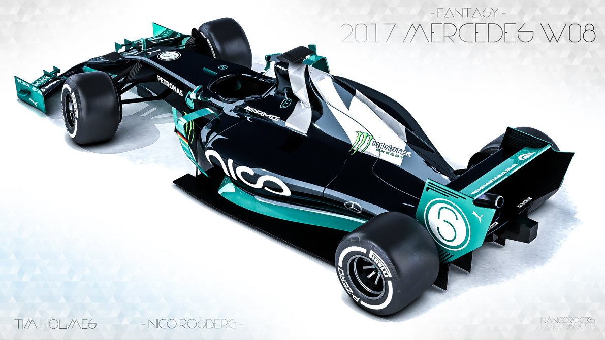 Mercedes W08 Nico Rosberg By Nancorocks