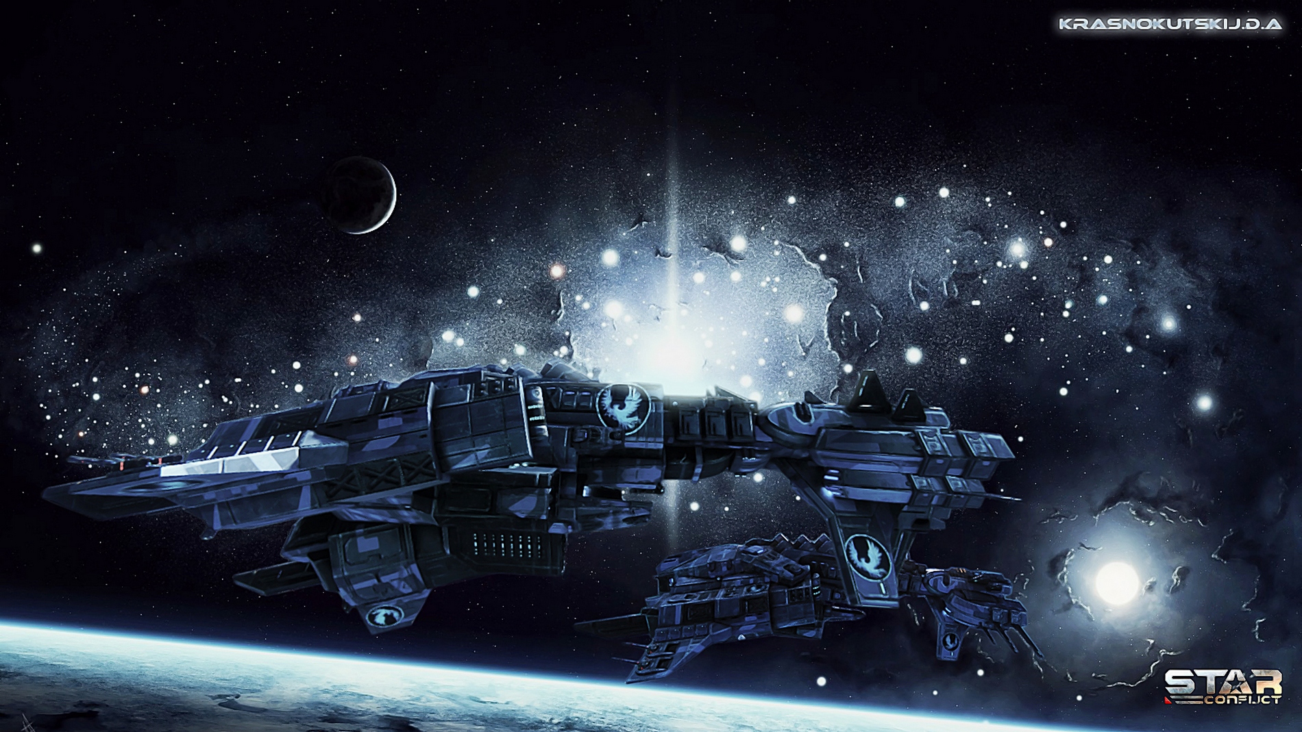 Ships Star Conflict Space Spaceship Sci Fi