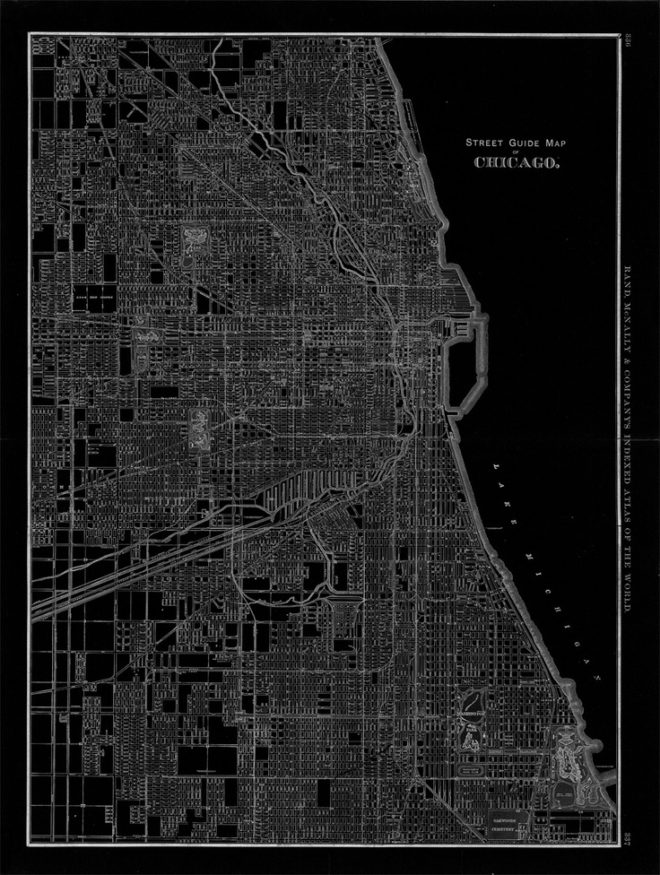 Blackout Chicago Map Project Wallpaper