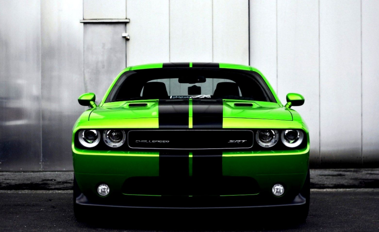 Green Cars Wallpaper Dodge Challenger Verde