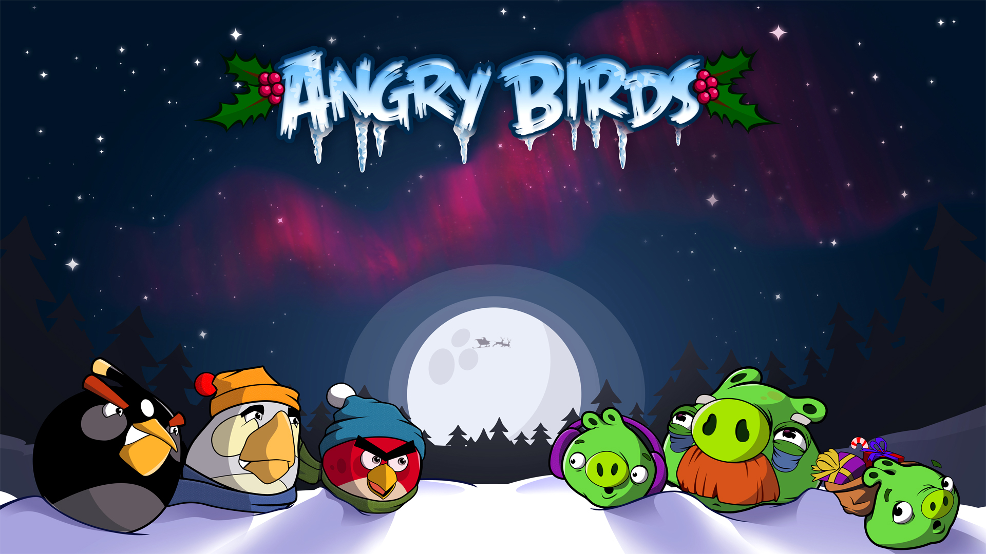 Wallpaper Birds Angry Awesome Cartoon