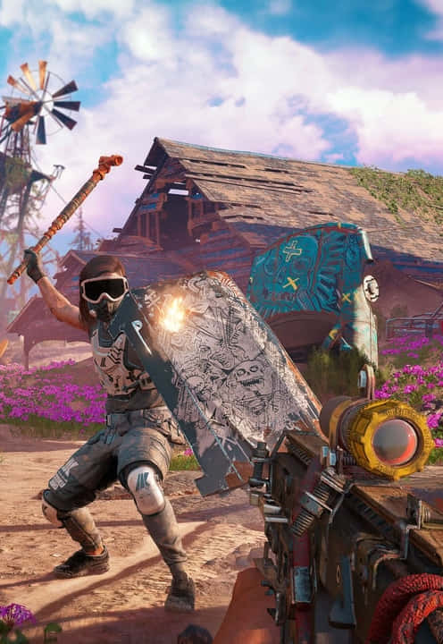iPhone X Far Cry New Dawn Background Wallpaper