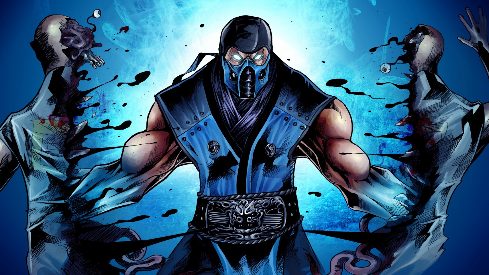 Mortal Kombat Sub Zero Ninja Art