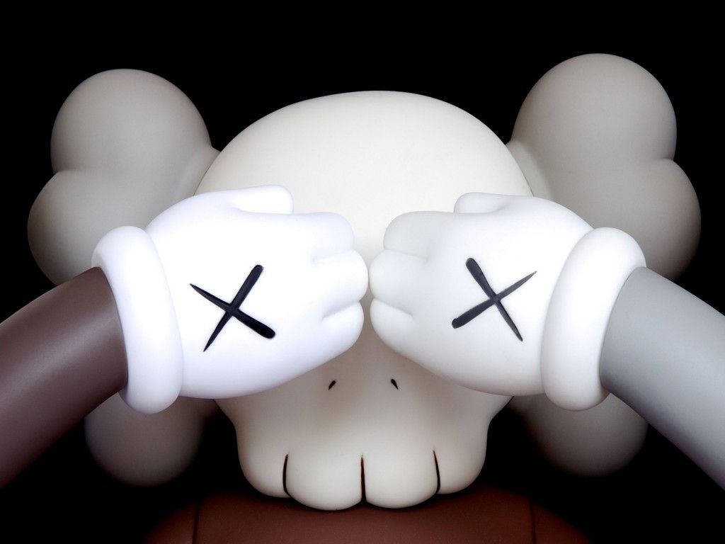 KAWS Companion Figure Covering Eyes