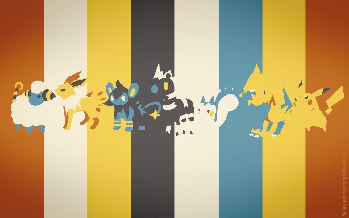 Electric Type Pokemon Wallpaper Deviantart More Like