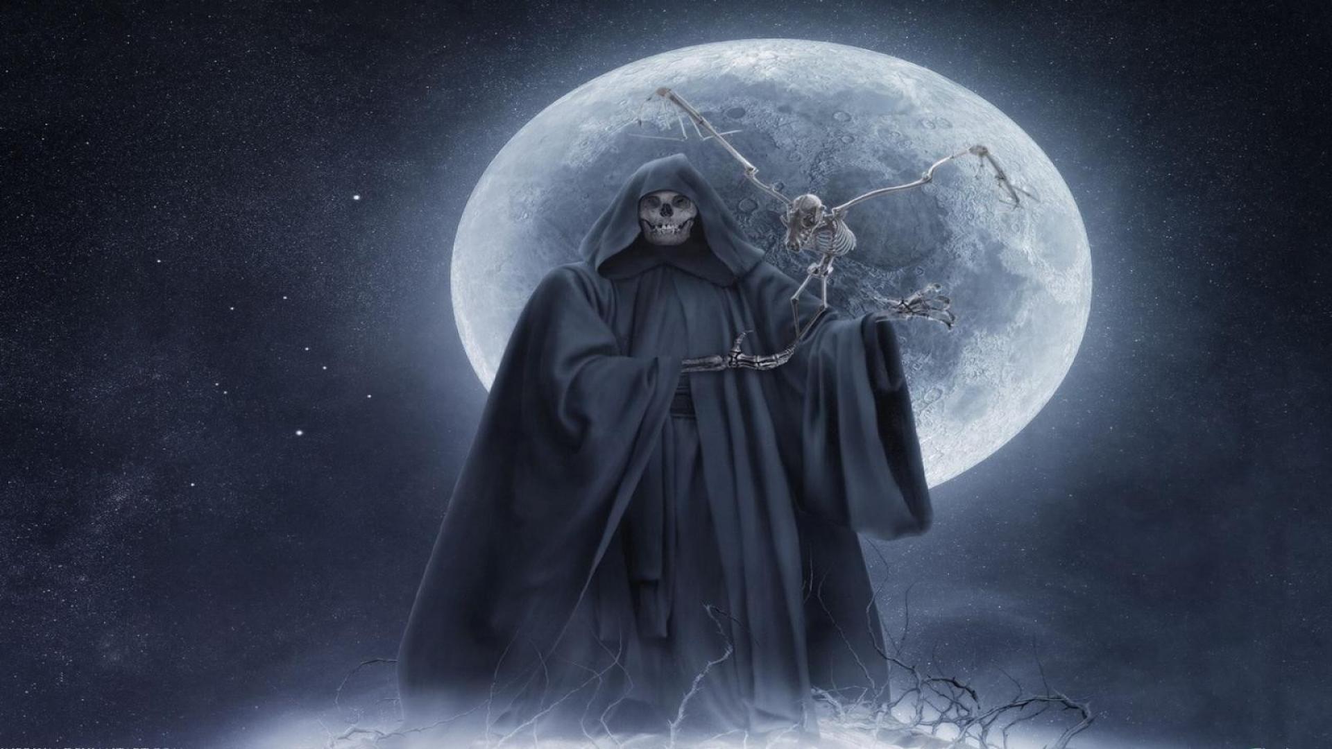 Grim Reaper Bones Wallpaper