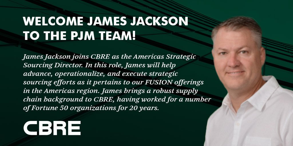 Cbre Pjm On We Are Excited To Have James Jackson Join