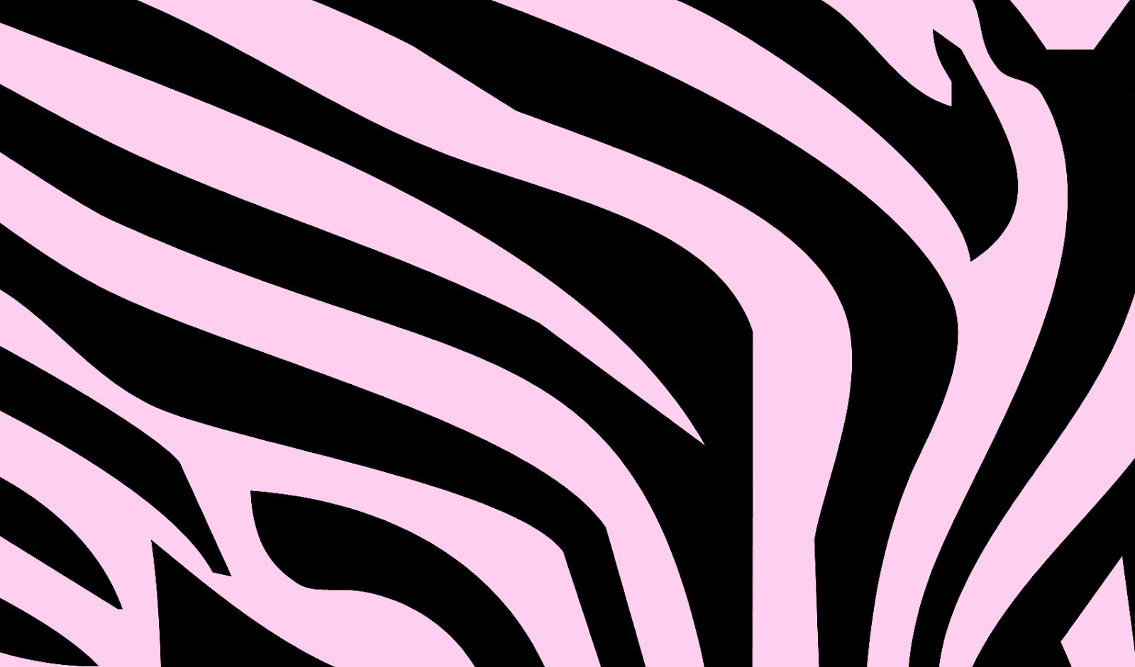 Zebra Wallpaper Print Border Pink