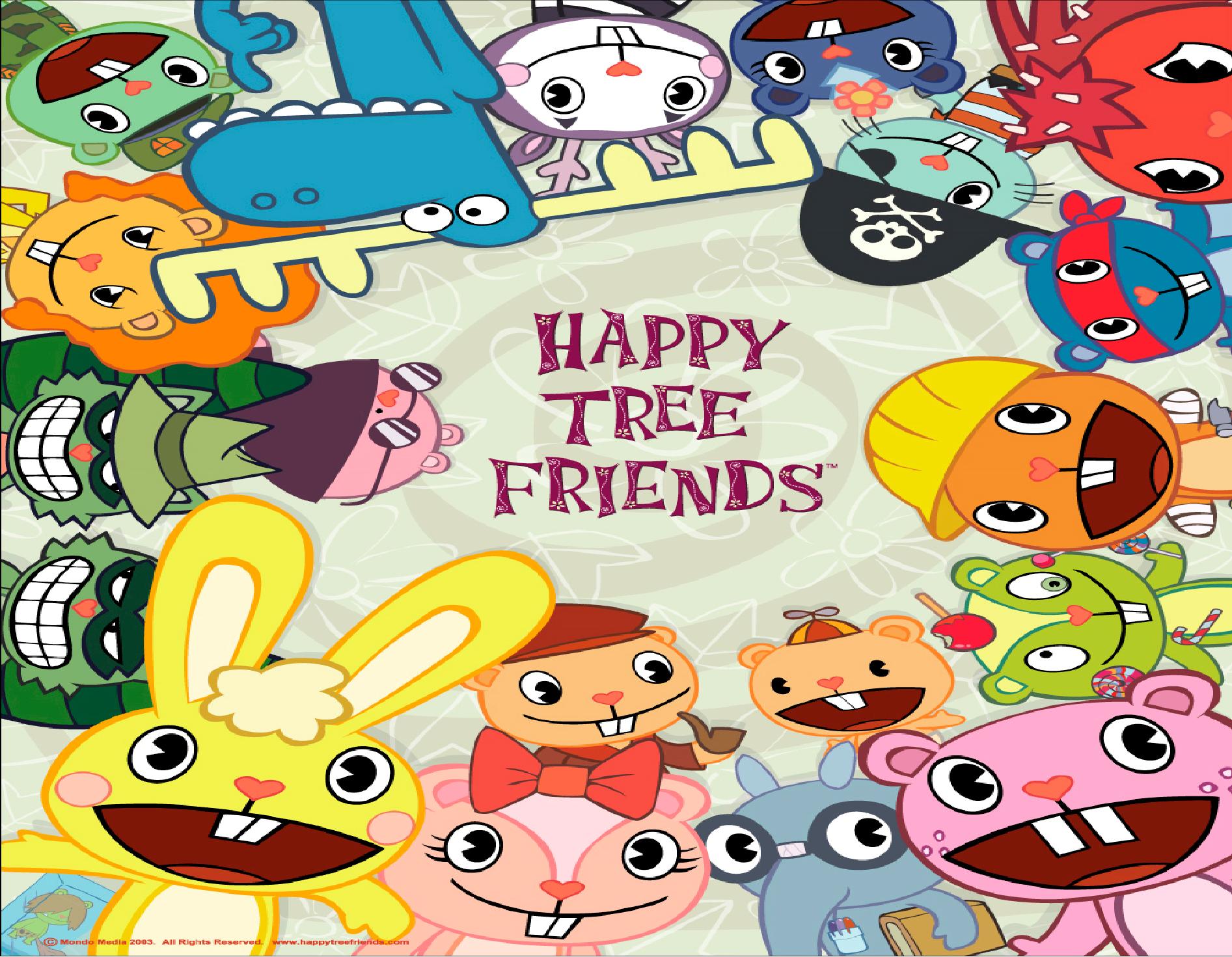 happy tree friends characters wallpaper