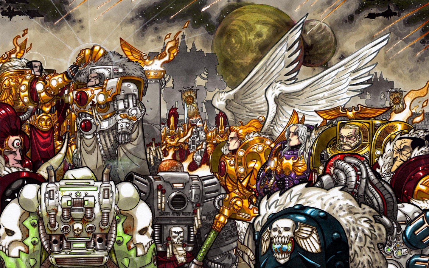 Emperor Space Marines Adeptus Astartes Primarchs