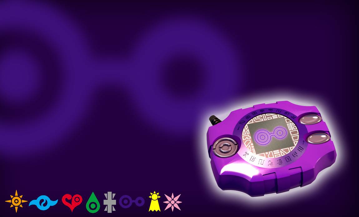 Koushiro Izumi Digivice Wallpaper By Portadorx