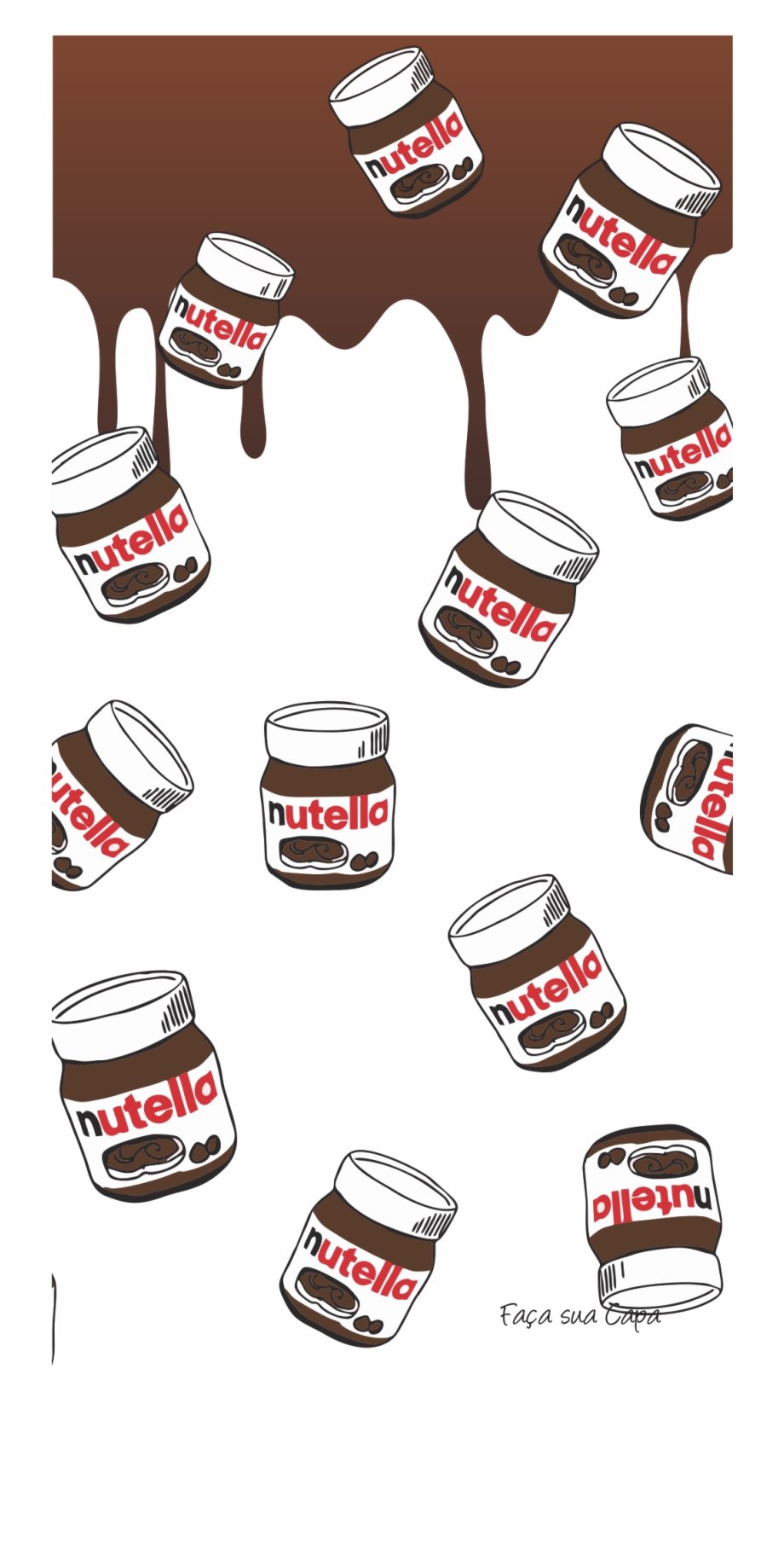 Nutella Cool iPhone Background Wallpaper Food