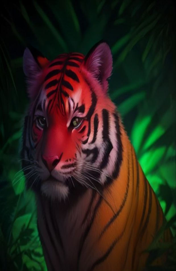 Neon Animal Wallpaper