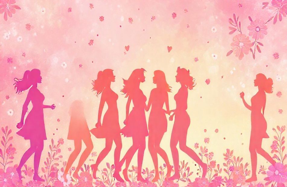 Lesbian Aesthetic Pride Wallpaper