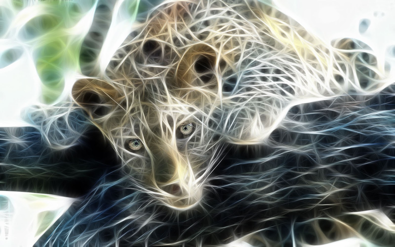 Leopard In Tree Animal Digital Art Wallpaper