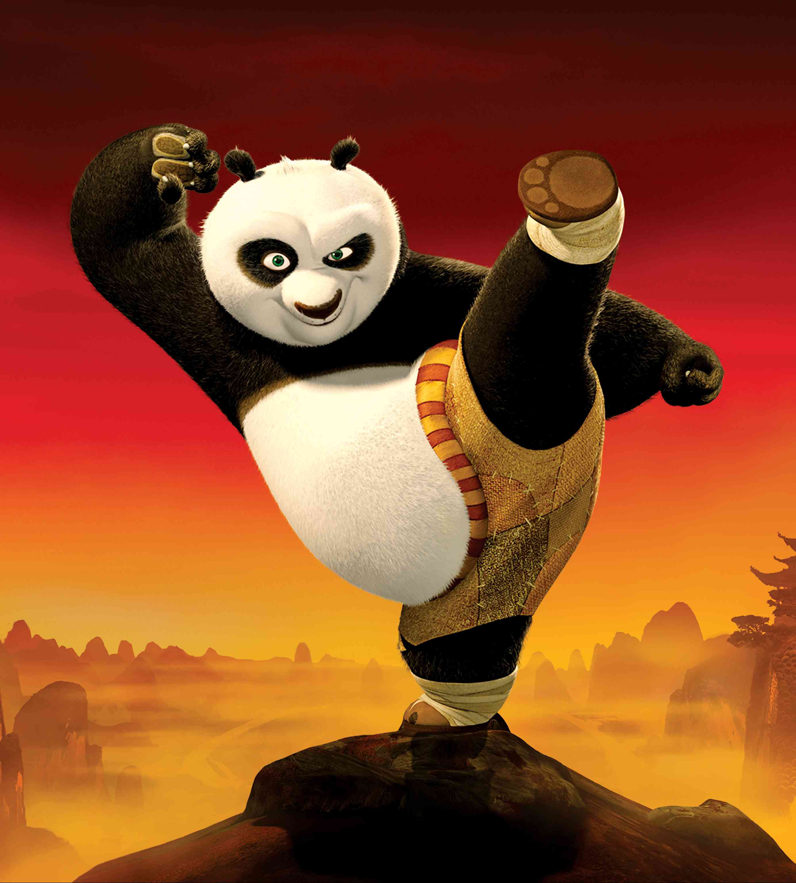 Po Is The Kung Fu Panda Desktop Wallpaper