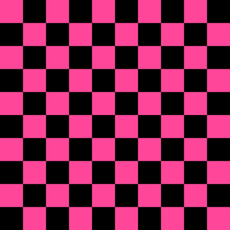 Black And Pink Checkerboard Pattern Hand Bath Towel By Lainey
