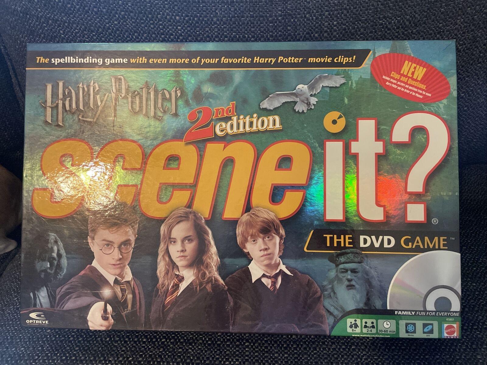 Harry Potter Scene It 2nd Edition Interactive DVD Trivia Game EUC