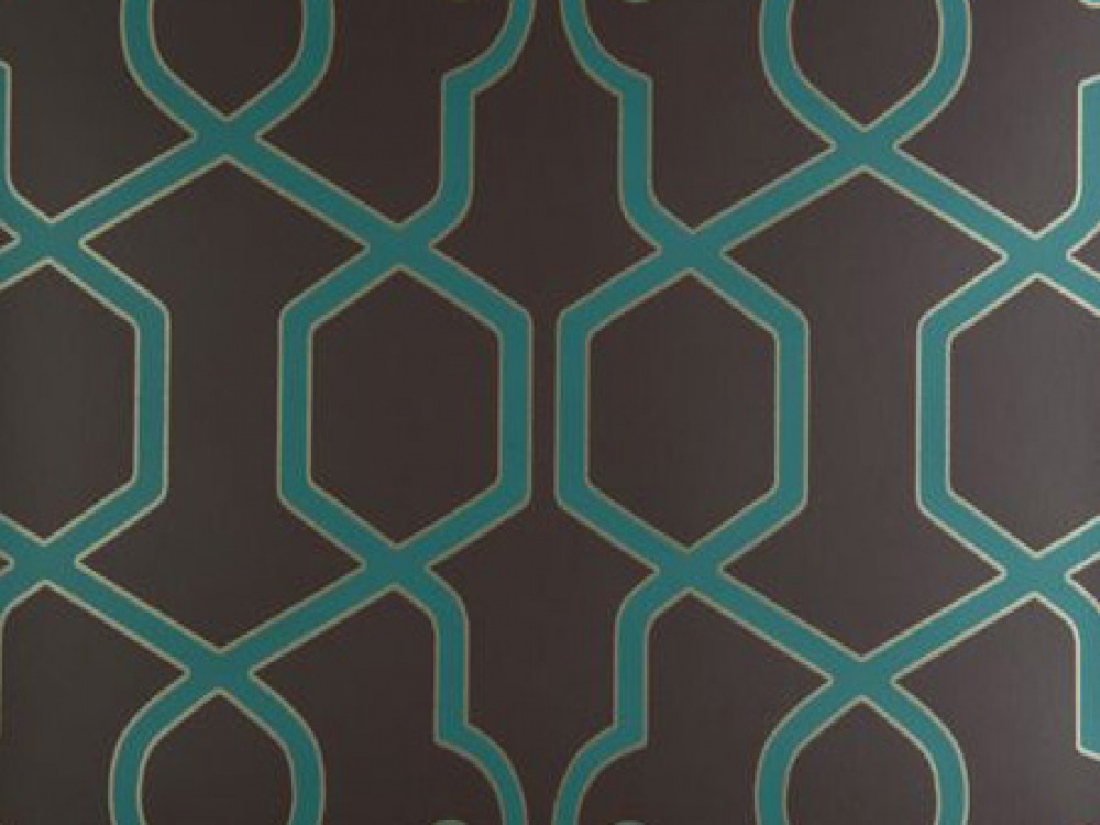 Teal Geometric Wallpaper Is Lush Exquisite That Has Been