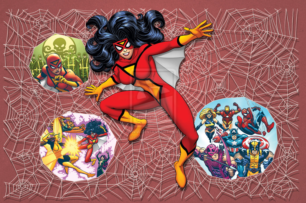 Marvel Universe Spider Woman by bennyfuentes on