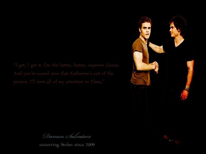 Damon Stefan And Salvatore Wallpaper